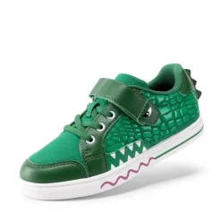 Kids’ Dinosaur-Inspired Hook-and-Loop Sneakers