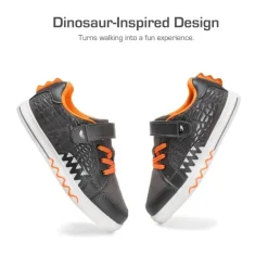 Kids’ Dinosaur-Inspired Hook-and-Loop Sneakers