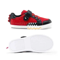 Kids’ Dinosaur-Inspired Hook-and-Loop Sneakers
