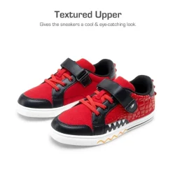 Kids’ Dinosaur-Inspired Hook-and-Loop Sneakers