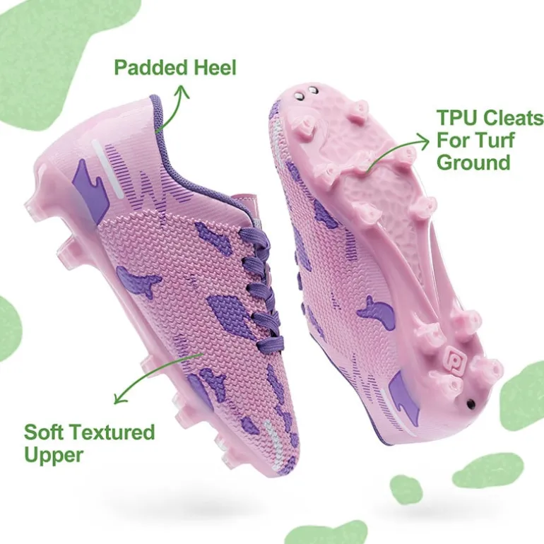 Kids Earth Surface Pattern Soccer Shoes