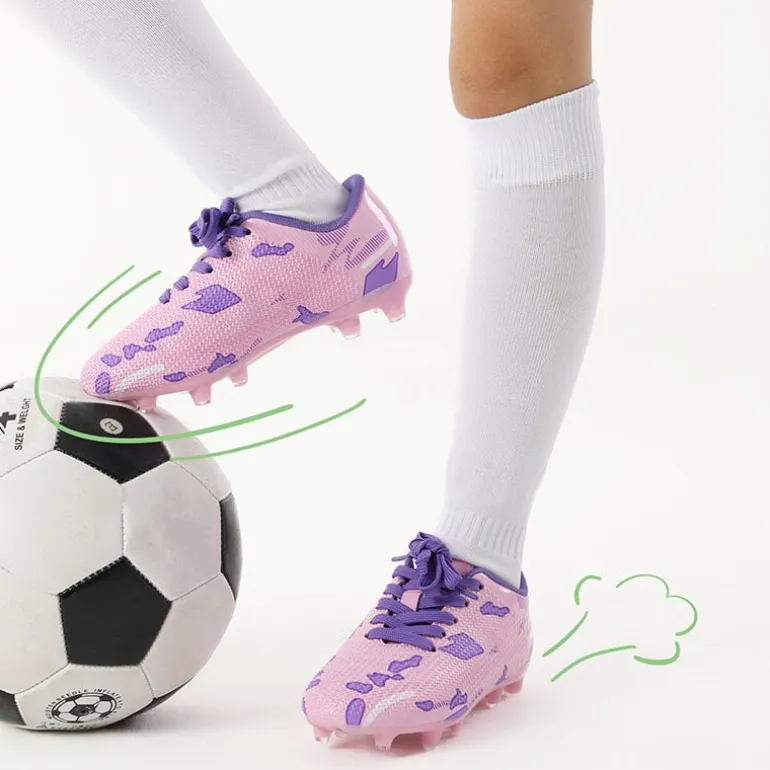 Kids Earth Surface Pattern Soccer Shoes