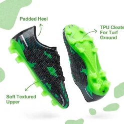 Kids Earth Surface Pattern Soccer Shoes
