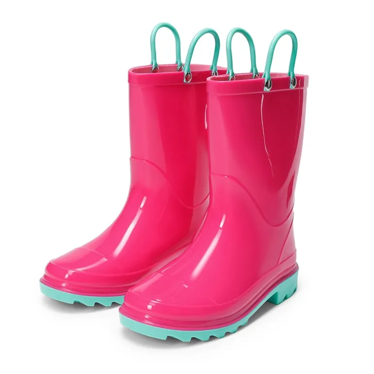 Kids' Easy-on Waterproof Rain Boots