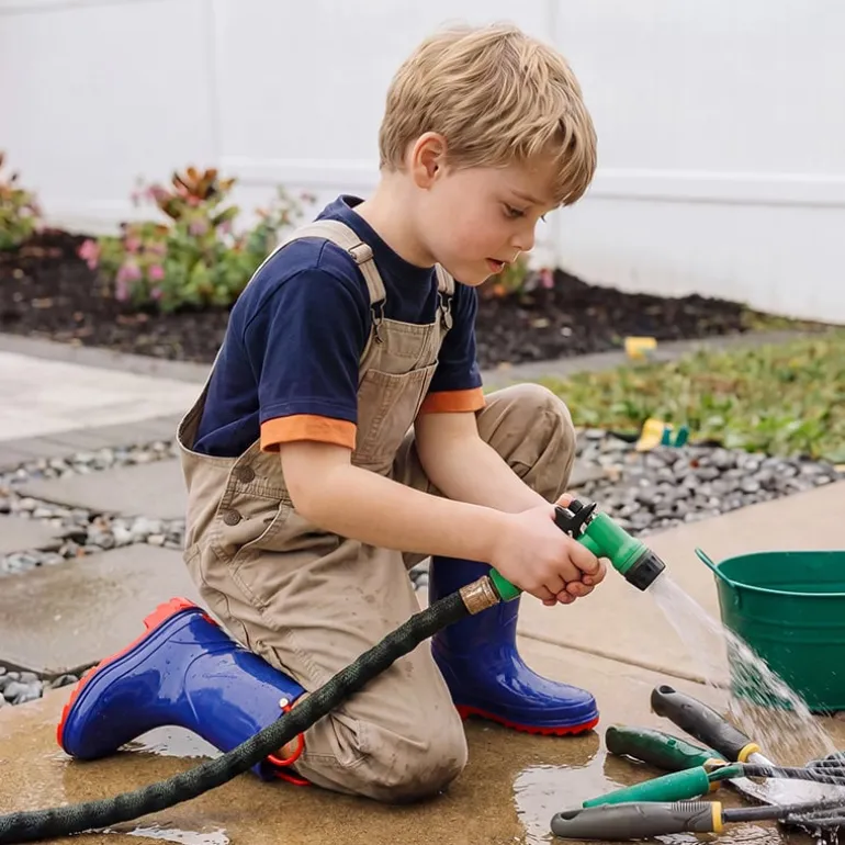 Kids' Easy-on Waterproof Rain Boots