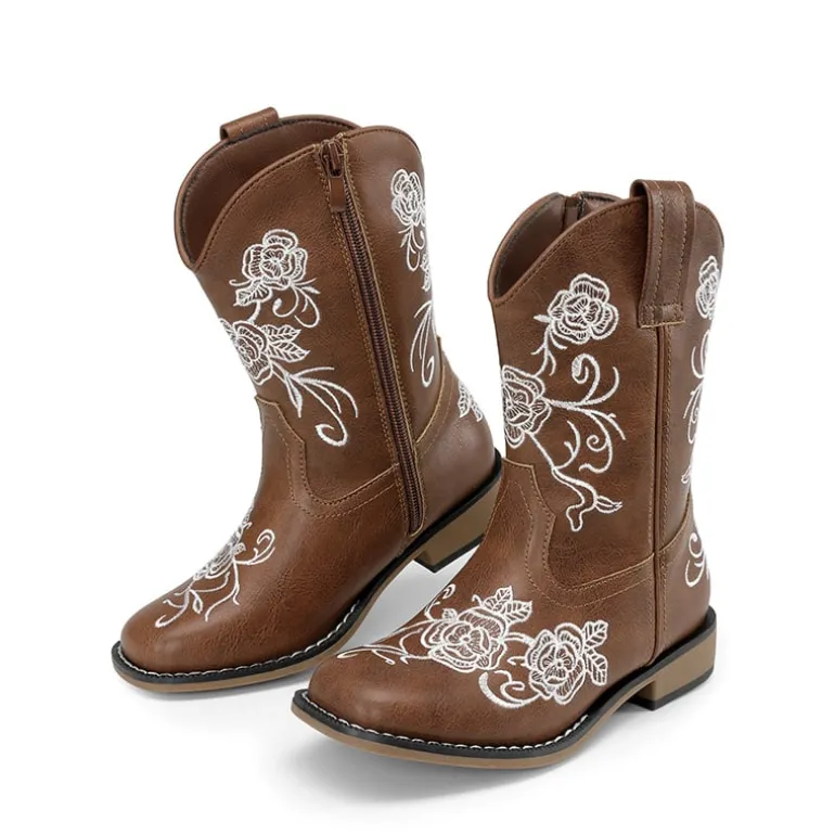Kids’ Embroidered Cowboy Boots