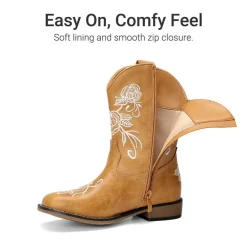 Kids’ Embroidered Cowboy Boots