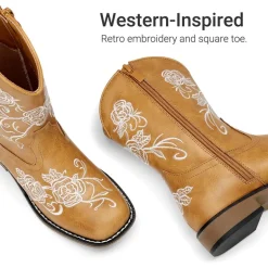 Kids’ Embroidered Cowboy Boots
