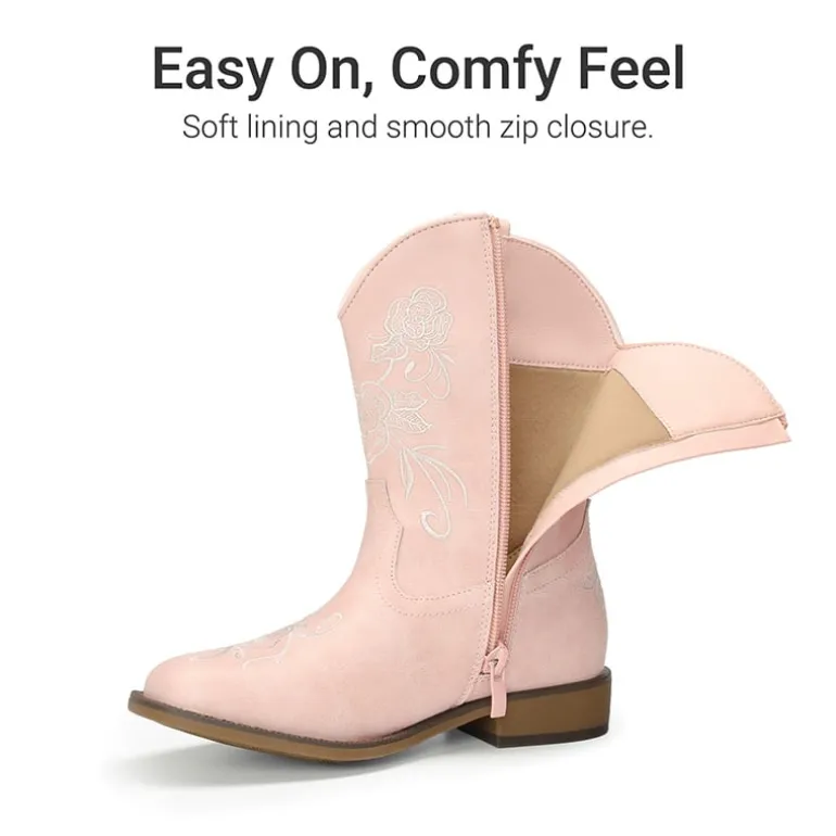 Kids’ Embroidered Cowboy Boots