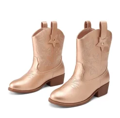 Kids’ Embroidered Slip-On Cowgirl Boots