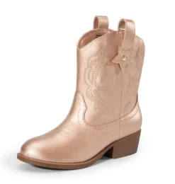 Kids’ Embroidered Slip-On Cowgirl Boots