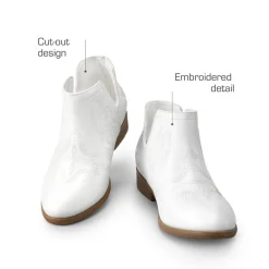Kids Embroidery Cowgirl Boots