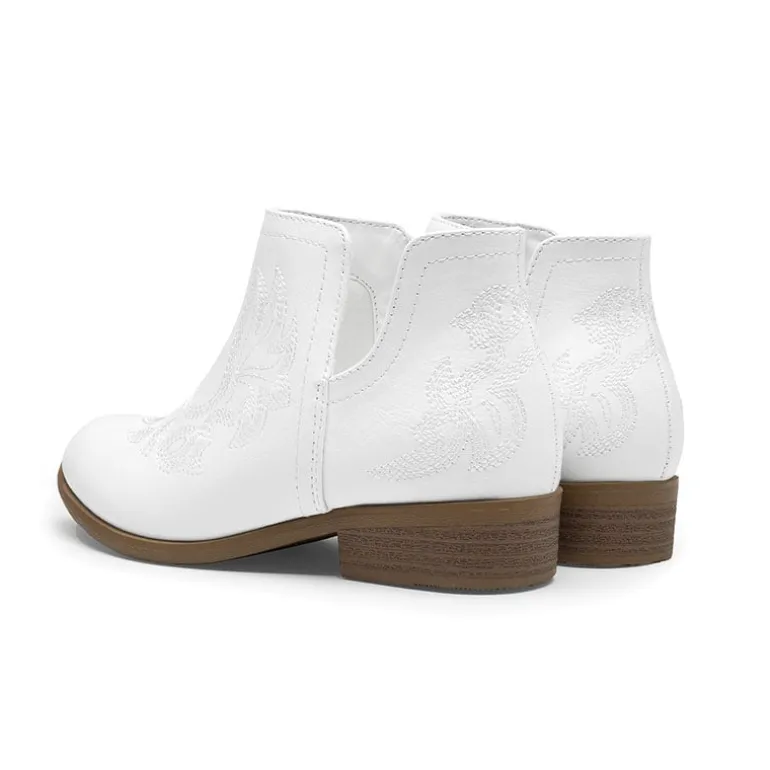 Kids Embroidery Cowgirl Boots