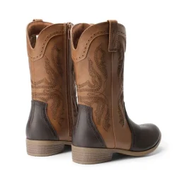 Kids Embroidery Western Cowboy Boots