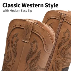 Kids Embroidery Western Cowboy Boots