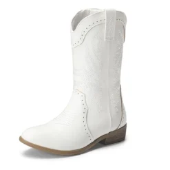 Kids Embroidery Western Cowboy Boots