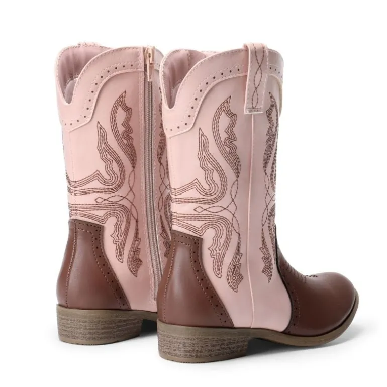 Kids Embroidery Western Cowboy Boots