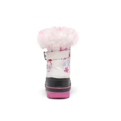 Kids Faux Fur Trim Mid-calf Boots