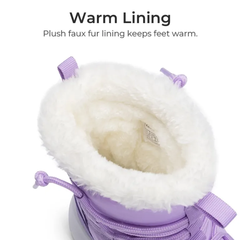 Kids’ Faux Fur Winter Snow Boots