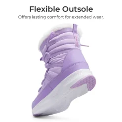 Kids’ Faux Fur Winter Snow Boots
