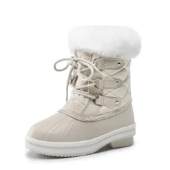 Kids Faux Fur Winter Snow Boots