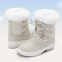 Kids Faux Fur Winter Snow Boots