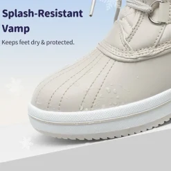 Kids Faux Fur Winter Snow Boots