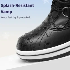 Kids Faux Fur Winter Snow Boots