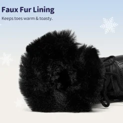 Kids Faux Fur Winter Snow Boots