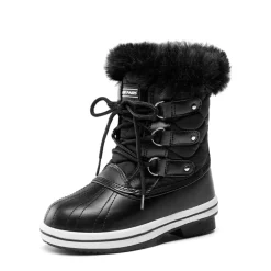 Kids Faux Fur Winter Snow Boots