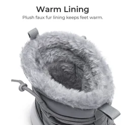 Kids’ Faux Fur Winter Snow Boots