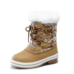 Kids Faux Fur Winter Snow Boots