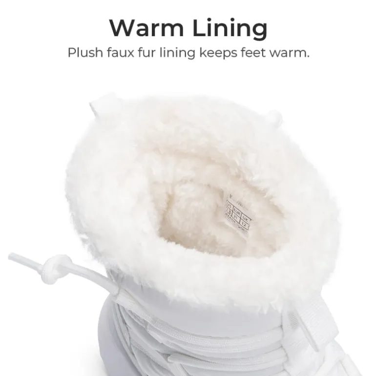 Kids’ Faux Fur Winter Snow Boots