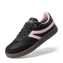 Kids Faux Suede Toe Cap Soccer Cleats