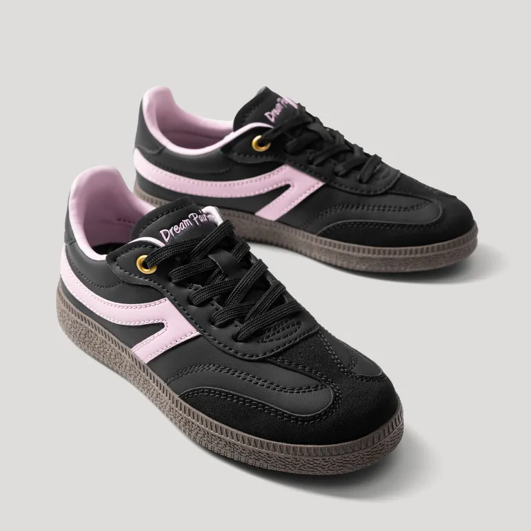 Kids Faux Suede Toe Cap Soccer Cleats