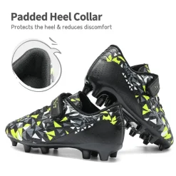 Kids Hook-and-loop Strap Soccer Cleats