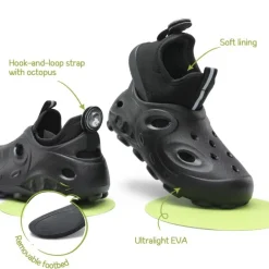 Kids 3 in 1 Lightweight Slip On Outdoor Shoes