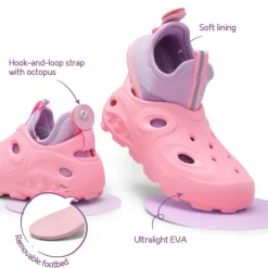 Kids 3 in 1 Lightweight Slip On Outdoor Shoes