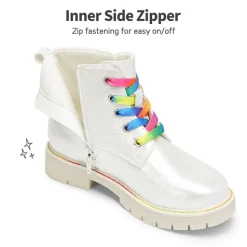 Kids Interchangeable & Colorful Combat Boots