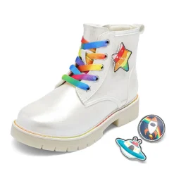 Kids Interchangeable & Colorful Combat Boots