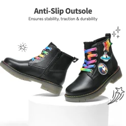 Kids Interchangeable & Colorful Combat Boots