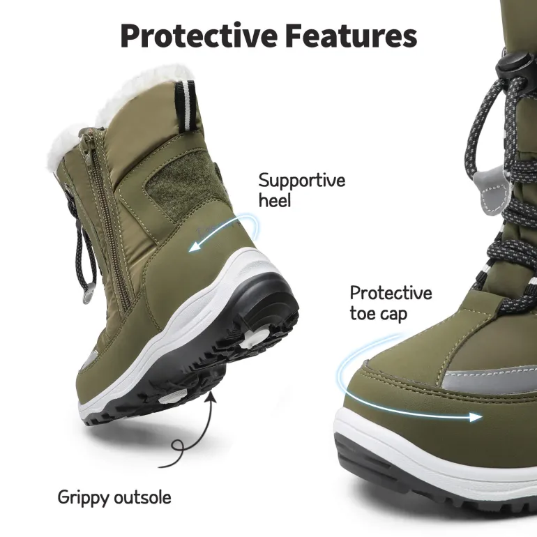 Kids Interchangeable Non-Slip Snow Boots