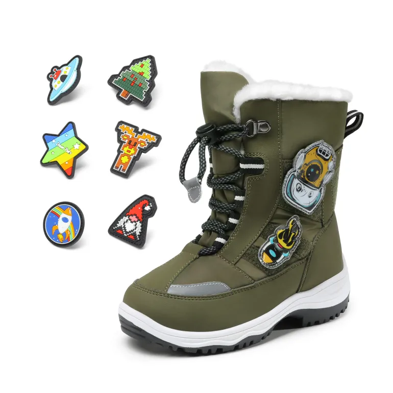Kids Interchangeable Non-Slip Snow Boots