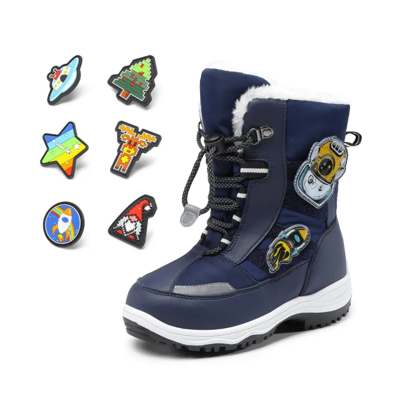 Kids Interchangeable Non-Slip Snow Boots