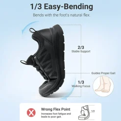 Kids’ Lace-Up Non-Slip Running Shoes