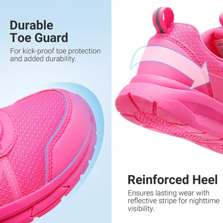 Kids’ Lace-Up Non-Slip Running Shoes