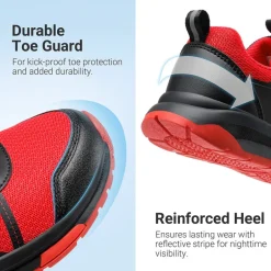Kids’ Lace-Up Non-Slip Running Shoes