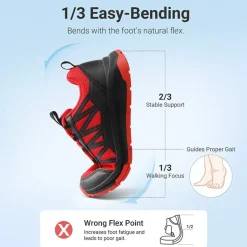 Kids’ Lace-Up Non-Slip Running Shoes