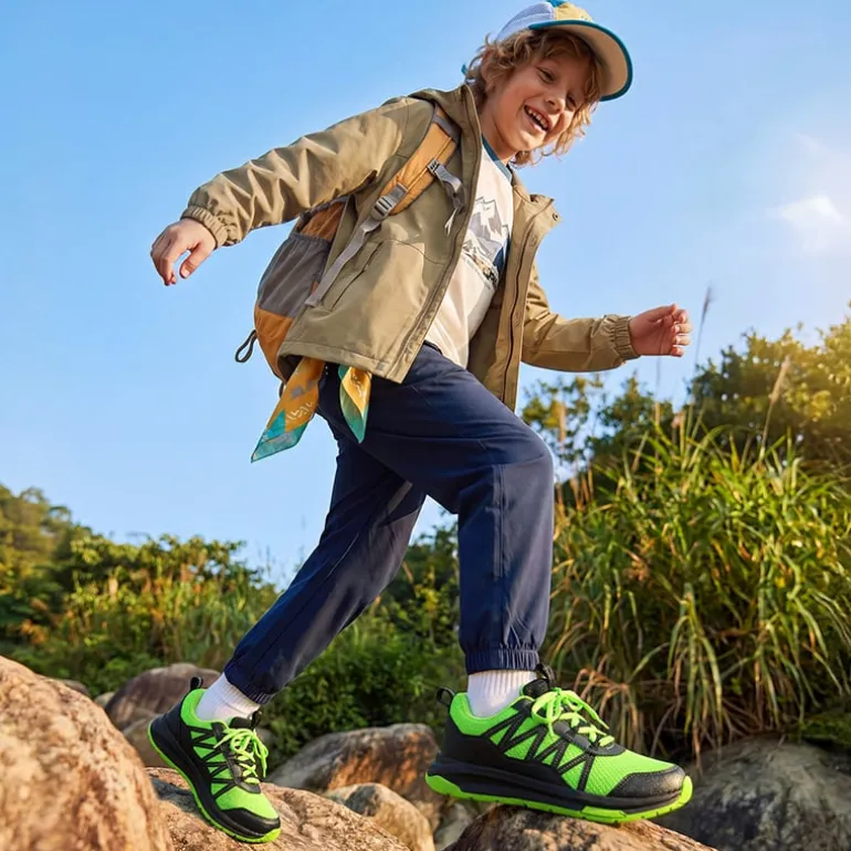 Kids’ Lace-Up Non-Slip Running Shoes