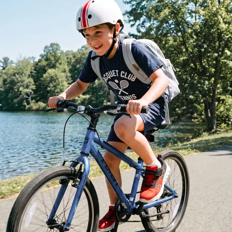 Kids’ Lightweight Mesh Running Shoes with Hook-and-Loop Strap
